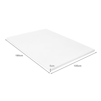 Memory Foam and Pressure Relief Mattress Topper with Washable Cover-Size 1