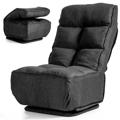 Folding Floor Gaming Chair with 6 Adjustable Positions