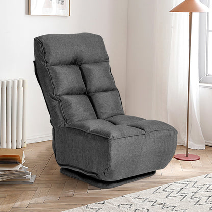 Folding Floor Gaming Chair with 6 Adjustable Positions