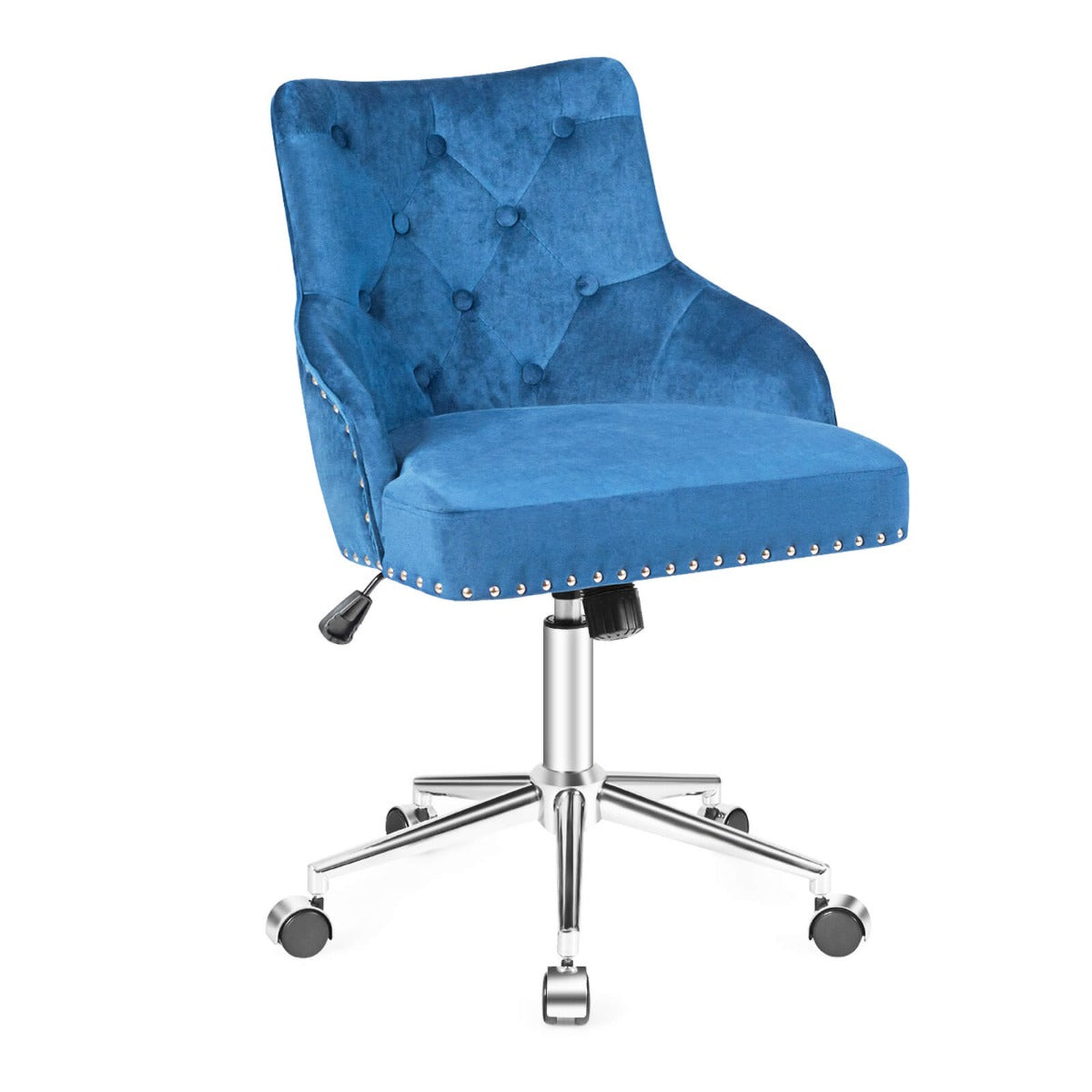 Adjustable 360Â° Swivel Accent Armchair-Blue